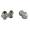 Hahnblock, Zweirohr-Anschlußblock 1/2" m. 2 Nippeln G1/2"xG3/4" Eck 15mm Klemmringverschraubung