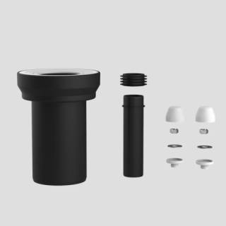 etagiert 180 mm lang PE Wand-WC-Anschlussgarnitur