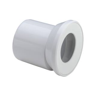 WC - Anschlussstutzen 100 x 155 mm exzentrisch weiß Viega 10323