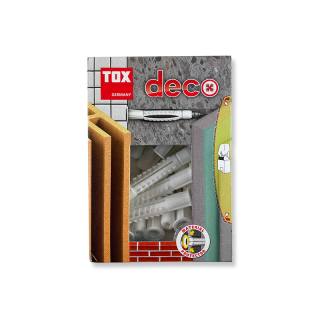 Tox Allzweckdübel Deco 10 / 66 mit Dübelkappe 50 Stk per VPE Tox 016100081