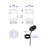 Ditech - Strawa elektrothermischer Stellantrieb M 30 x 1.5 - 230 V - stromlos geschlossen