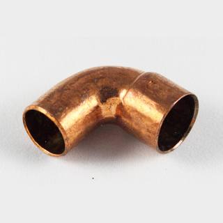 16 mm Kupferwinkel 90° Bogen/Winkel aus Kupfer i/i 